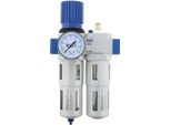 Rqs OU-1/2-MIDI Riduttore Di Pressione Con Manometro, Separatore D'acqua, Oliatore (Nebulizzatore D'olio)
