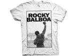Rocky Balboa - Maglietta "It Ain't Over"" - Media - Bianco"