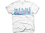 Maglietta Miami Vice Con Logo Distressed - Xx-Large - Bianco