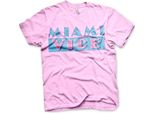 Maglietta Miami Vice Con Logo Distressed - Xx-Large - Rosa