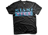 Maglietta Miami Vice Con Logo Distressed - Xx-Large - Nero
