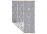 Tappeto Kelim- Tappeto Per Soggiorno, Camera Da Letto, Cucina, Bagno - Tappeto Kilim Moderno Boho, Dimensioni: 160X230 Cm, Nero-Crema