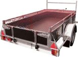 Rete Di Copertura Per Rimorchio 2,5X4,5 M, Anello Angolare + Elastico, Rete Per Trasporto, Rete Per Container