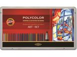 Pastelli Artistici Koh-I-Noor Polycolor Set Da Disegno 32 Pezzi In Scatola Di Latta