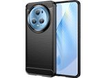 Custodia Per Honor Magic5 Pro In Silicone Tpu Morbido, Fibra Di Carbonio, Custodia Protettiva Antiurto Nera