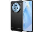 Custodia Per Honor Magic5 In Silicone Tpu Morbido, Fibra Di Carbonio, Custodia Protettiva Antiurto Nera