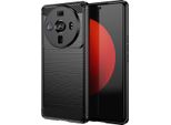Custodia Per Xiaomi 12S Custodia Protettiva In Silicone Tpu Ultra Morbido, Fibra Di Carbonio, Antiurto Nero