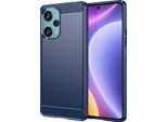 Custodia Per Xiaomi Redmi Note 12 Turbo In Silicone Tpu Morbido, Fibra Di Carbonio, Custodia Protettiva Antiurto Blu