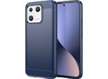 Custodia Per Xiaomi 13 In Silicone Tpu Morbido, Fibra Di Carbonio, Custodia Protettiva Antiurto Blu
