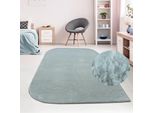 Tappeto Lavabile Per La Camera Da Letto - Angoli Arrotondati - In Blu Dimensioni - 120 X 170 Cm