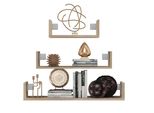 Set 3X Scaffale Piccolo Sospeso Tarmo - Rovere Sonoma