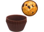 Orion Teglia Per Muffin Teglia Per Muffin Teglia Per Muffin Teglia In Silicone Stampi Per Cupcake Muffins 6 Pezzi