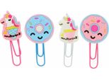 Inca Clips Unicorni E Ciambelle 6 X 2,5 Cm 4 U