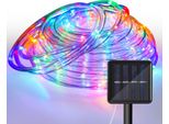 Swanew Luce Solare A Corda Led Luce A Corda Per Esterni Rgb 20M