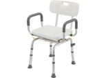 Sgabello Da Doccia Yakimz Sgabello Da Bagno Sedia Da Doccia Regolabile In Altezza Fino A 136 Kg Sedile Da Bagno Con Braccio E Schienale +360° Ruotabile