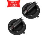 Fiqops 2X Sollevatore Di Vuoto Vetro Ventosa Supporto Piastrelle Vetro Sollevatore Max.120Kg