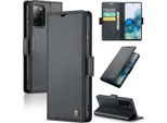 Custodia Galaxy S20 Plus, Custodia In Pelle Con Funzione Di Supporto Per Samsung Galaxy S20 Plus Nero