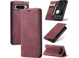 Google Pixel 8 Pro Case, Retro Custodia In Finto Cuoio Con Funzione Stand Custodia Protettiva Per Google Pixel 8 Pro Rosso