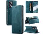 Custodia Redmi Note 12 Pro+, Custodia Retrò In Finto Cuoio, Supporto E Custodia Protettiva Per Xiaomi Redmi Note 12 Pro+ Blu