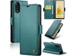 Custodia Oppo Reno8 T 4G, Custodia In Pelle Con Supporto Per Oppo Reno8 T 4G Verde