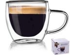 Orion Bicchiere Da Tè Bicchiere Da Caffè A Doppia Parete Bicchieri Termici Per Caffè Tè 110 Ml