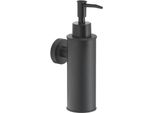 Dispenser Per Sapone Liquido Rotondo 150Ml Nero Opaco | Seal