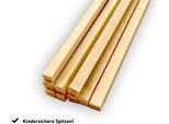 Bastoncini Di Legno Quadrati 400X4X4 Mm Bastoncini Per Zucchero Filato Spiedini Per Barbecue Spiedini Per Kebab Spiedini Per Kebab Bastoncini Per Artigianato E Casa (100 Pezzi)