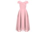 Elegante Abito Da Festa Lungo Per Ragazze Di 164 Cm - Perfetto Come Abito Da Damigella D'onore, Abito Estivo In Chiffon E Abito Da Festa Per Matrimoni E Concorsi