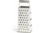 Grattugia A Torre Comas Hq 4 Lati, Grattugia Quadrata, Grattugia Da Cucina, Acciaio Inox, Colore Argento, 24 Cm, 7448