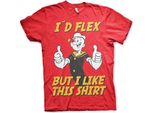 Popeye - Maglietta I�D Flex - Xx-Large - Rosso