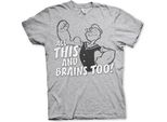 Maglietta "All This And Brains Too"" - Media - Grigio Erica"