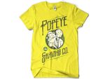 Maglietta Popeye�S Shaving Co - Media - Giallo