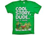 Tmnt - Maglietta Cool Story Dude - X-Large - Verde