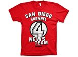 Maglietta San Diego Channel 4 - Media - Rosso