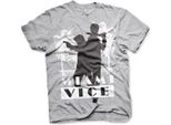 Maglietta Miami Vice Silhouettes - Xx-Large - Grigio-Erba