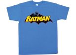 Maglietta Batman Retro Logo - Piccola - Blu