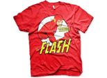 The Flash - Maglietta Dell'uomo Più Veloce Del Mondo - Media - Rosso