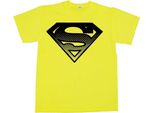 Maglietta Superman Halftone Shield - X-Large - Giallo