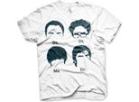 Maglietta "Big Bang Theory Prefix Heads"" - Media - Bianco"