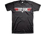 Maglietta Top Gun Logo Distressed - Xx-Large - Nero