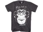 Maglietta Glasses Makes Me Smart - Piccola - Grigio Scuro