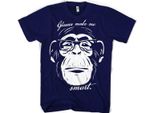Maglietta Glasses Makes Me Smart - Piccola - Navy