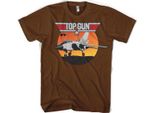 Top Gun - Maglietta Sunset Fighter - Xx-Large - Marrone