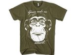 Maglietta "Glasses Makes Me Smart"" - Xx-Large - Olive"