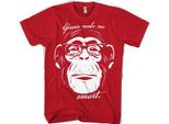 Maglietta "Glasses Makes Me Smart"" - Xx-Large - Rosso"
