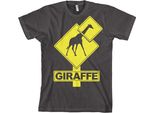Maglietta Giraffe Sign - X-Large - Grigio Scuro