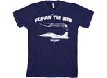 Top Gun - Maglietta Flippin� The Bird - Piccola - Navy
