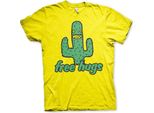Maglietta Free Hugs - Piccola - Giallo
