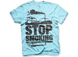 Maglietta Stop Smoking - Small - Skyblue