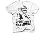 Maglietta "My Other Hat Is Also Retarded"" - X-Large - Bianco"